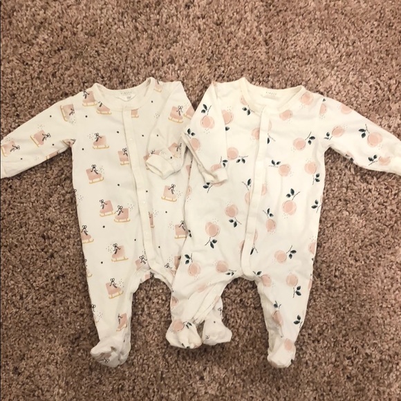 Firsts by Petit Lem Sleeper Footie (Set of 2) - Picture 1 of 7